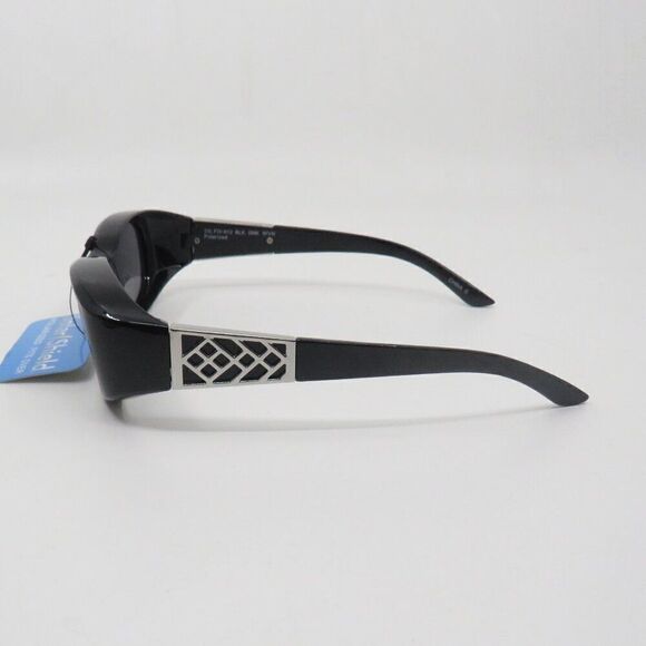 Polarized Solar Shield New Black/Grey Women's Sunglasses - Picture 5 of 7